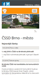 Mobile Screenshot of cssdbrno.cz