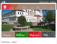 Tablet Screenshot of cssdbrno.cz